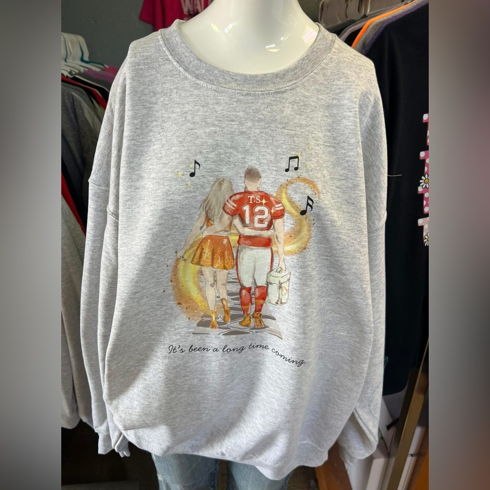 Brand new unisex crewneck sweatshirt she said yes 87